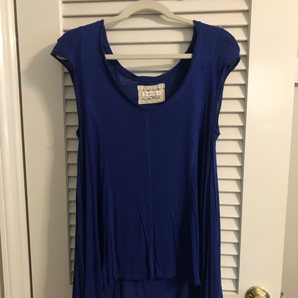 navy tunic top